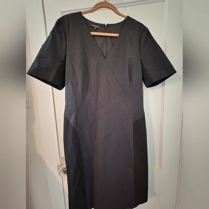 Lafayette 148 Akira V-neck Dress 14